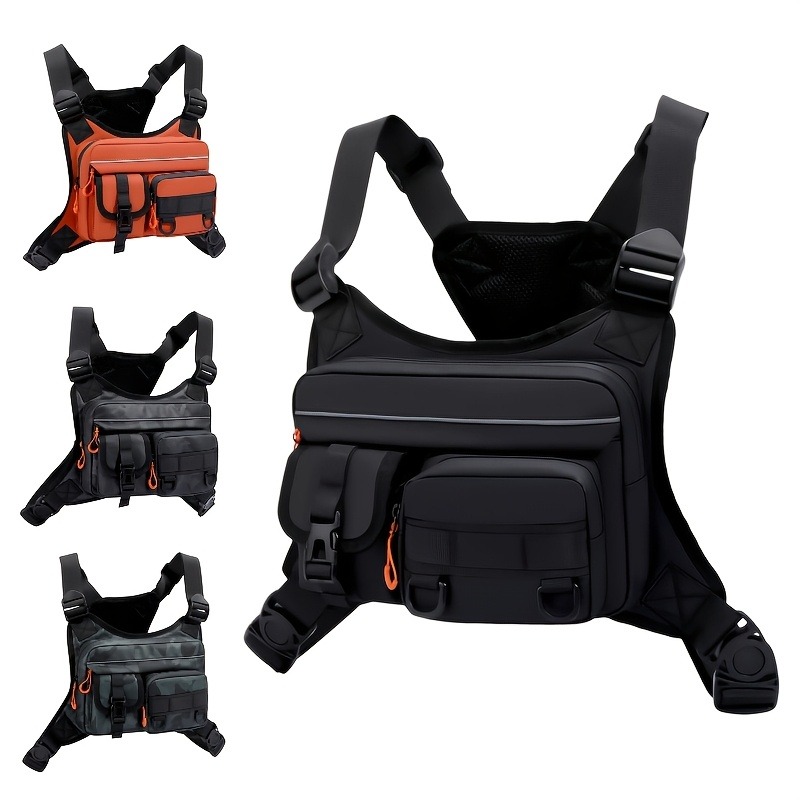 Running Gear Bag - Men's Chest Bag And Motorcycle Riding