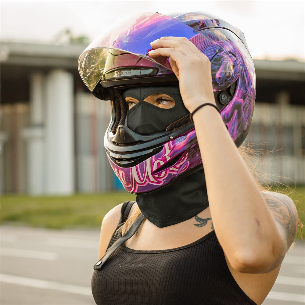 Running Gear To Keep Warm - Face Mask Black Cycling Mask Face