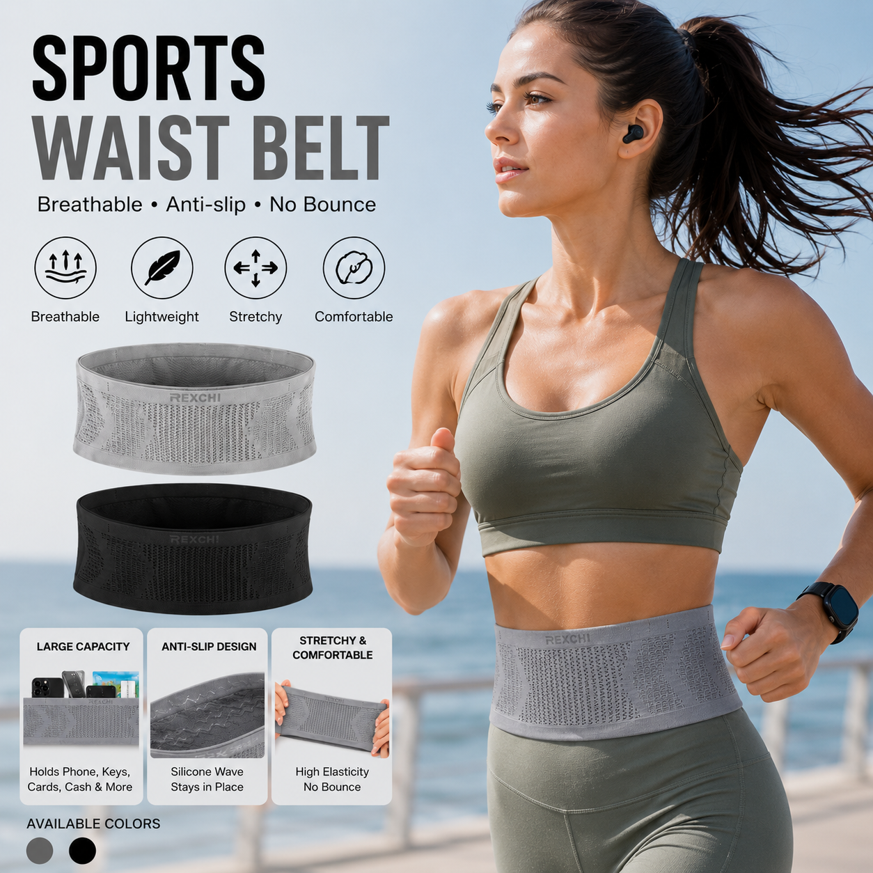 Running Gear Essential - Invisible Anti-Theft Running Waist Bag Ultra