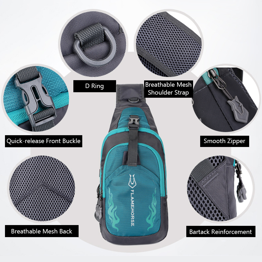 Men Sling Backpack Chest Cross – Running Gear Bag recenzja i cena