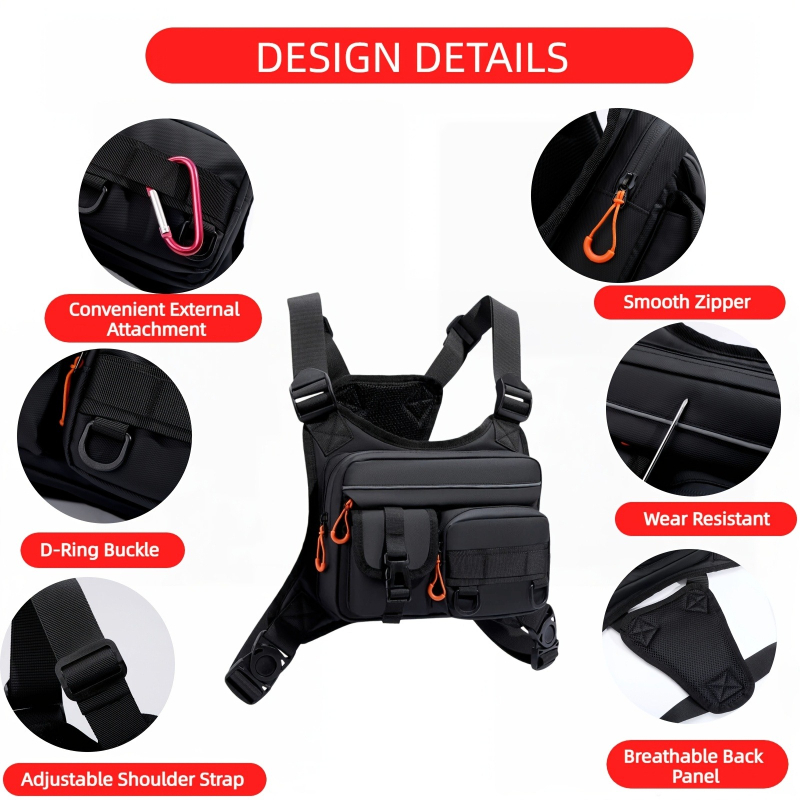 Men's Tactical Chest Bag, Runn – Running Gear Bag recenzja i cena