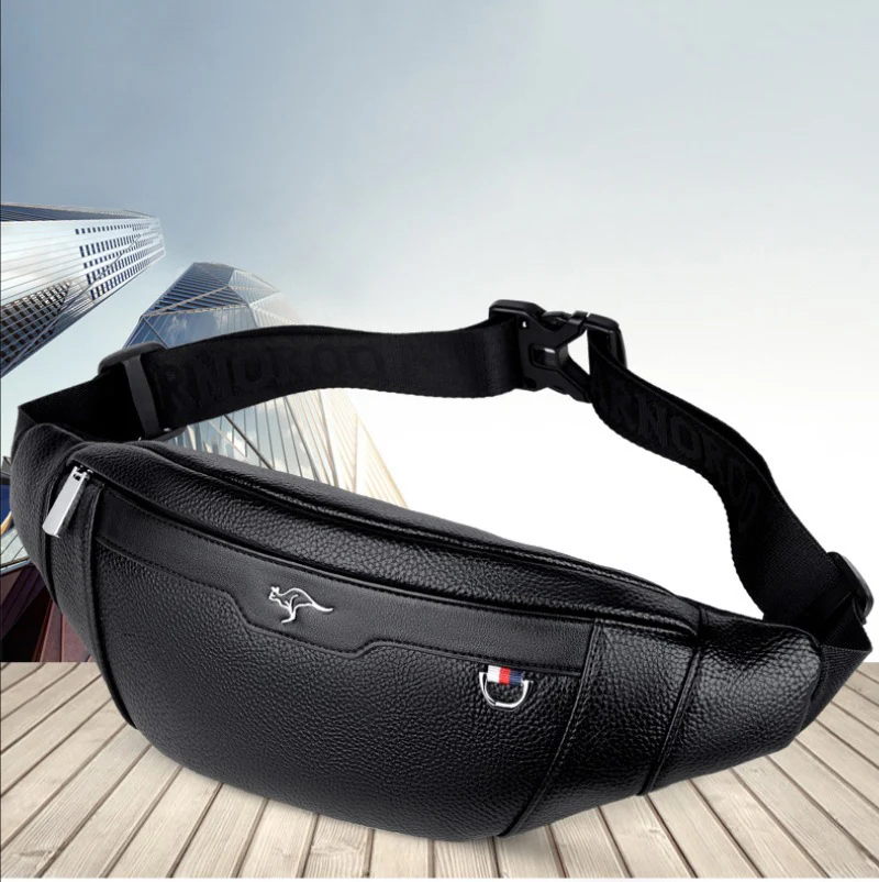 Business Leather Waist Bag Mul – Running Gear Bag recenzja i cena