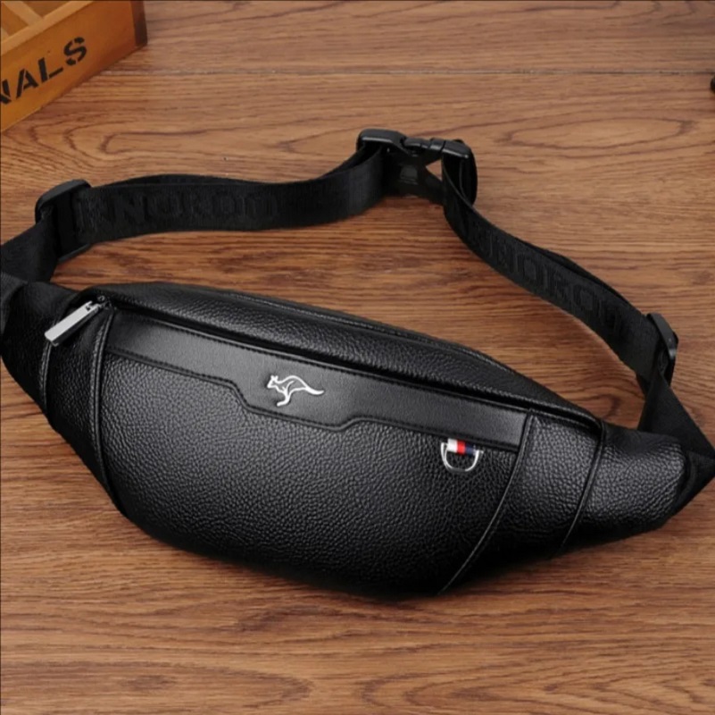 Business Leather Waist Bag Mul – Running Gear Bag recenzja i cena
