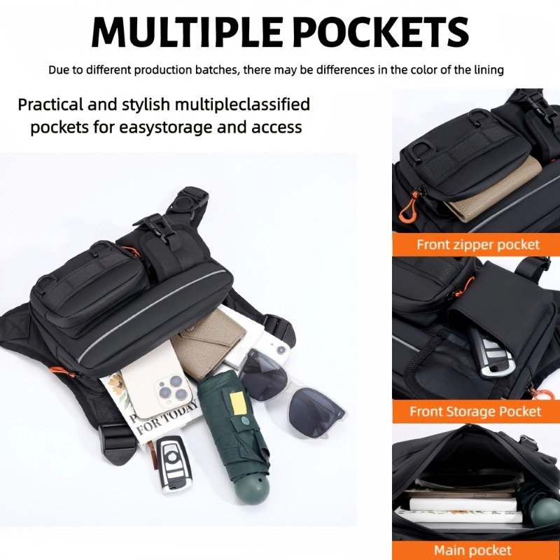Men's Chest Bag And Motorcycle – Running Gear Bag recenzja i cena