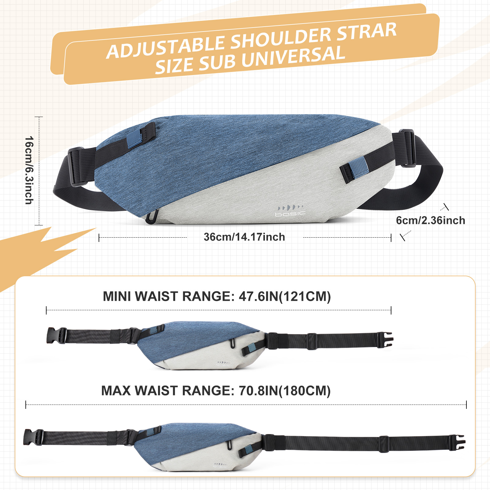 Fashionable Trendy Crossbody B – Running Gear For recenzja i cena