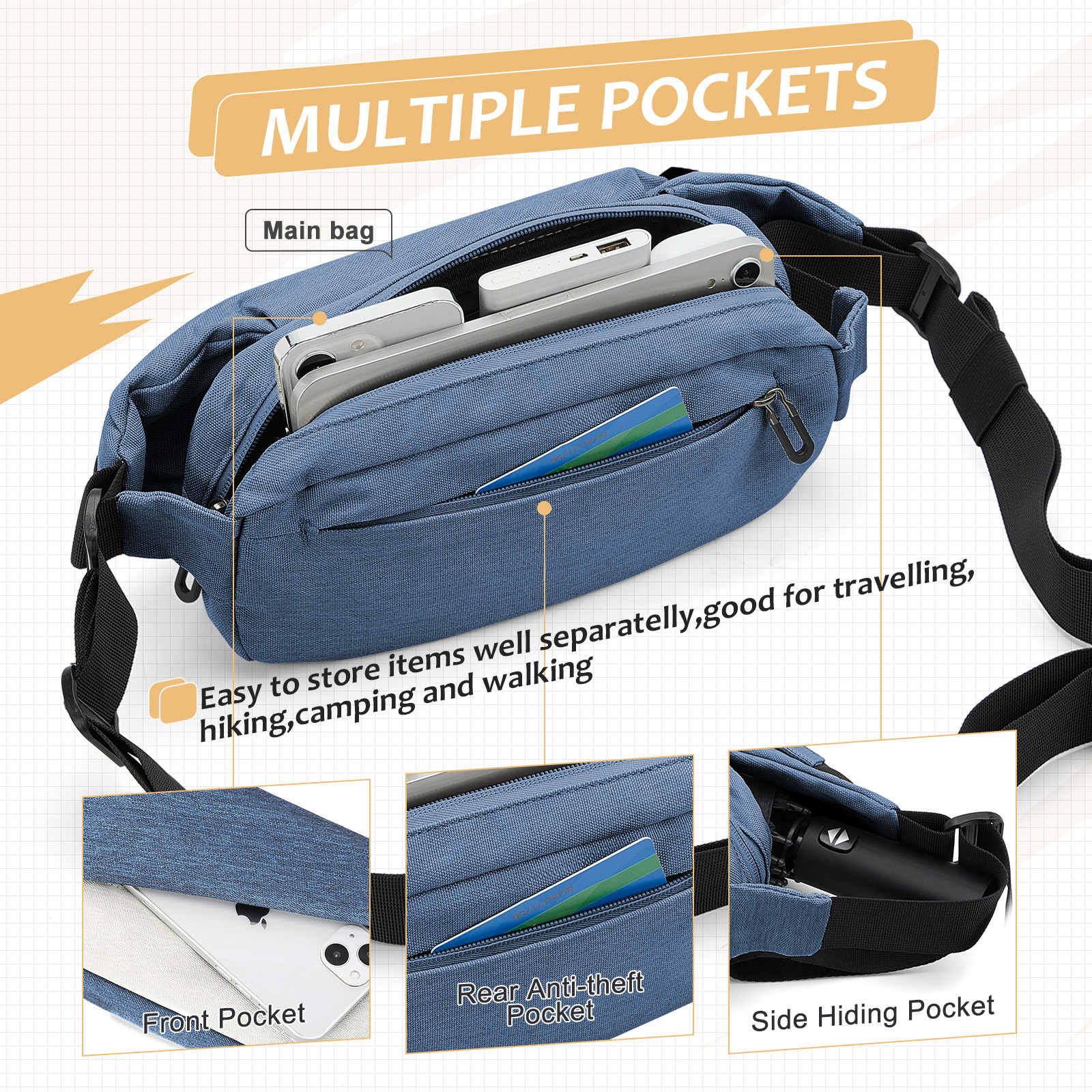 Fashionable Trendy Crossbody B – Running Gear For recenzja i cena