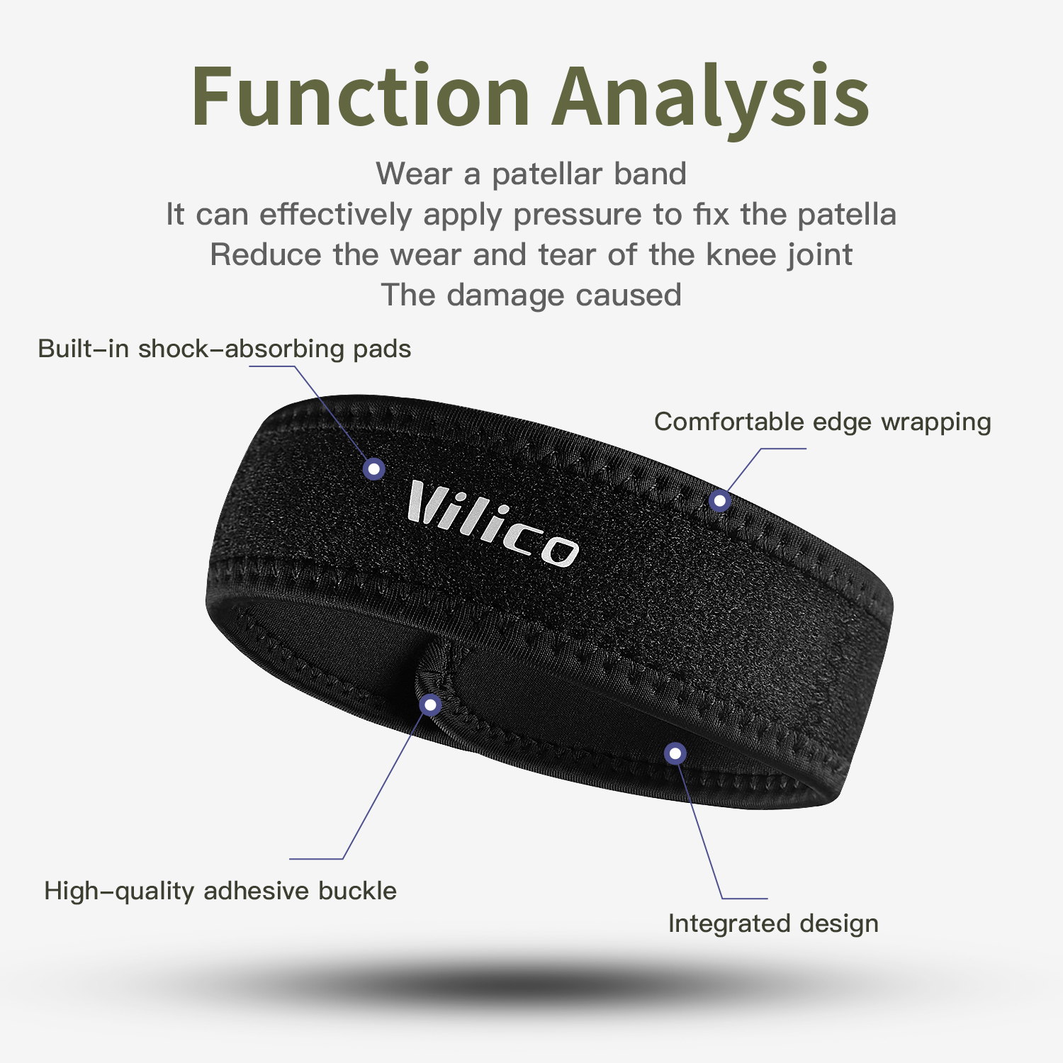 1PC Patella Kneecap Band Silic – Running Gear Essential recenzja i cena