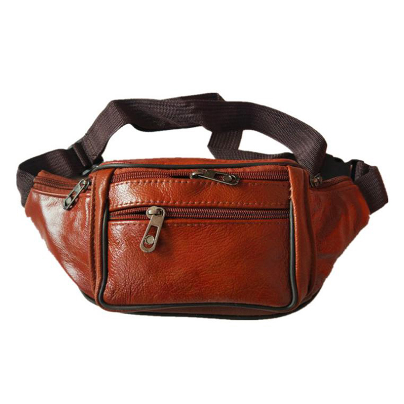 Leather Men Waist Chest Bag Th – Running Gear For recenzja i cena
